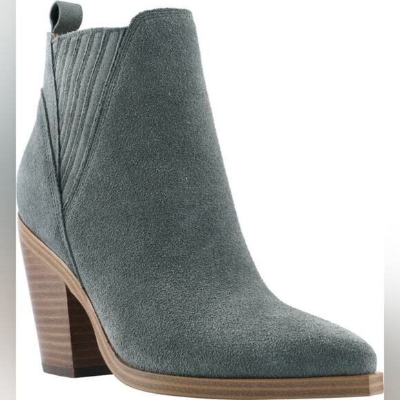 Marc Fisher Shoes - Marc Fisher gray suede booties size 9.5